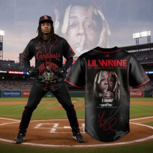 StLouis Cardinals Lil Wayne 20 Years of Carter Classics Tour Edition Baseball Jersey 5