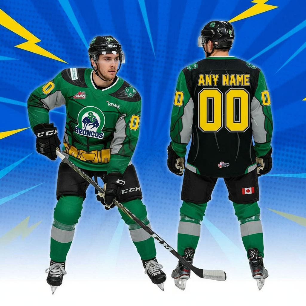 Swift Current Broncos Superhero 2026 Hockey Jersey
