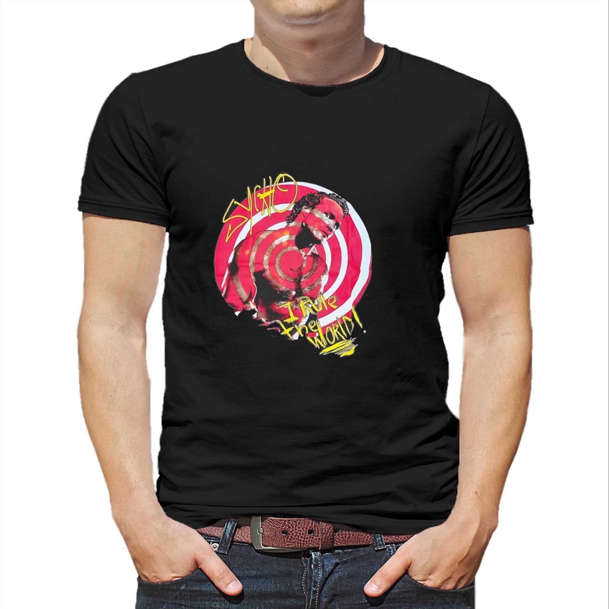 Sycho Sid I Rule The World Vintage Tee Sycho Sid I Rule The World Vintage Tee