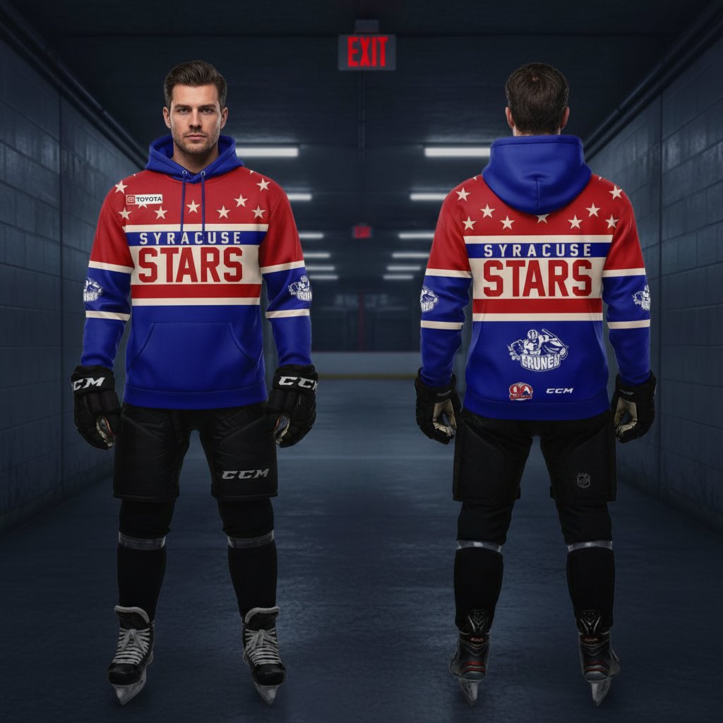 Syracuse Crunch Syracuse Stars Night History 2026 Hoodie Tee Syracuse Crunch Syracuse Stars Night History 2026 Hoodie Tee