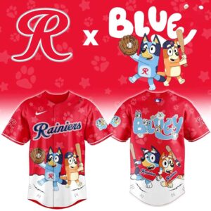 Tacoma Rainiers Bluey Night Limited Baseball Jersey