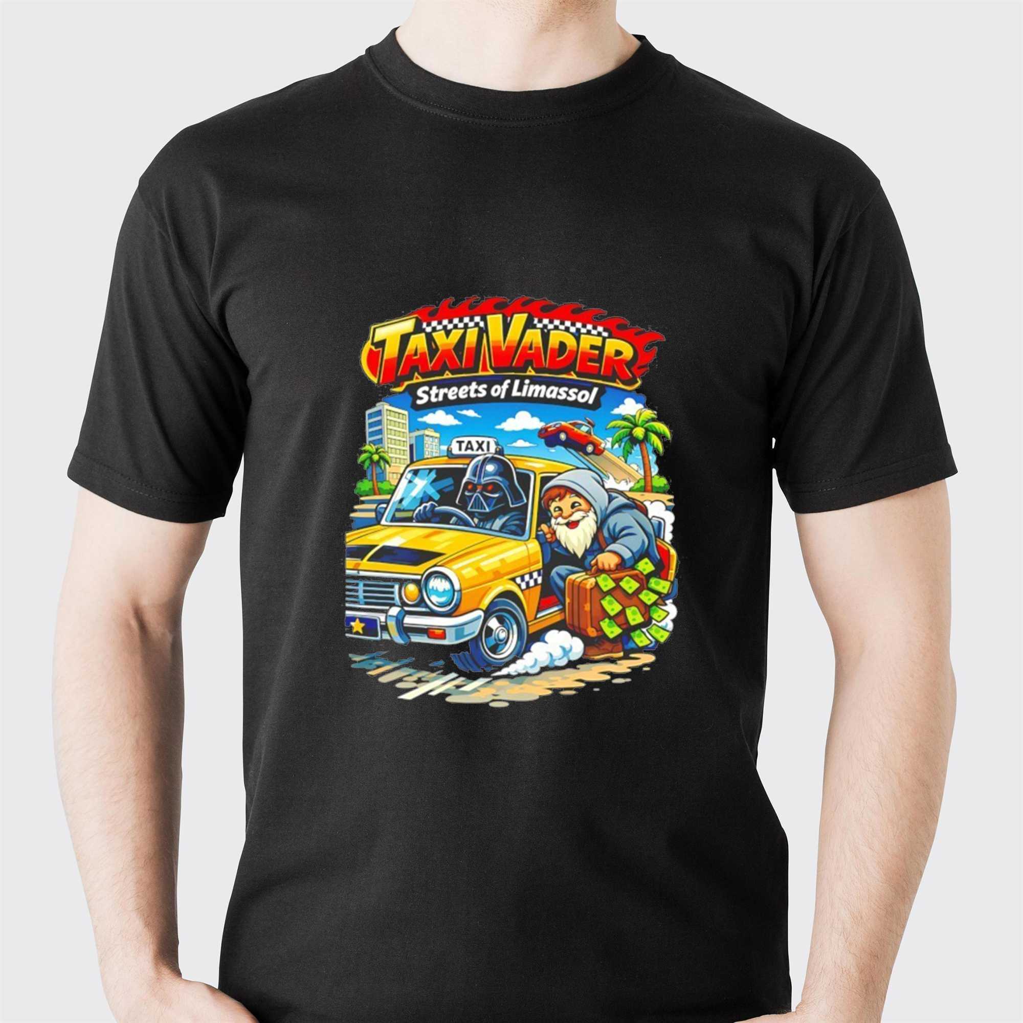 Taxi Vader Streets Of Limassol T-Shirt