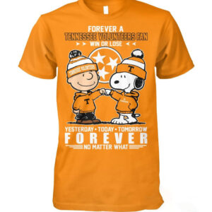 Tennessee Volunteers Snoopy Charlie Brown Forever A Fan Shirt
