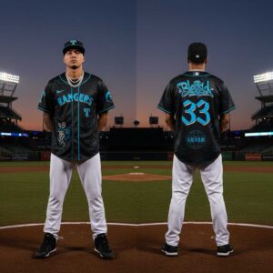 Texas Rangers Blessd EL MEJOR HOMBRE DEL MUNDO Tour 2026 Jersey 5