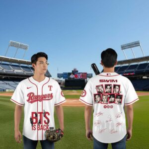 Texas Rangers Celebrate BTS Is Back Swim Jersey 5