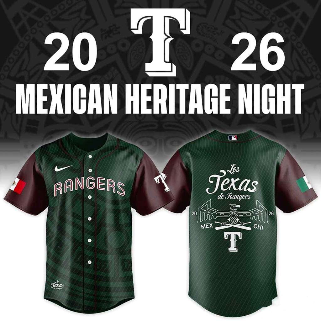 Texas Rangers Mexican Heritage Night 2026 Special Baseball Jersey