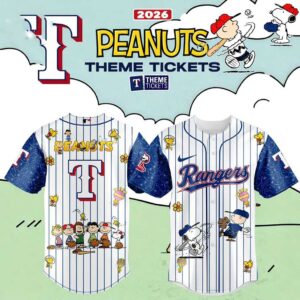 Texas Rangers Peanuts 2026 Jersey