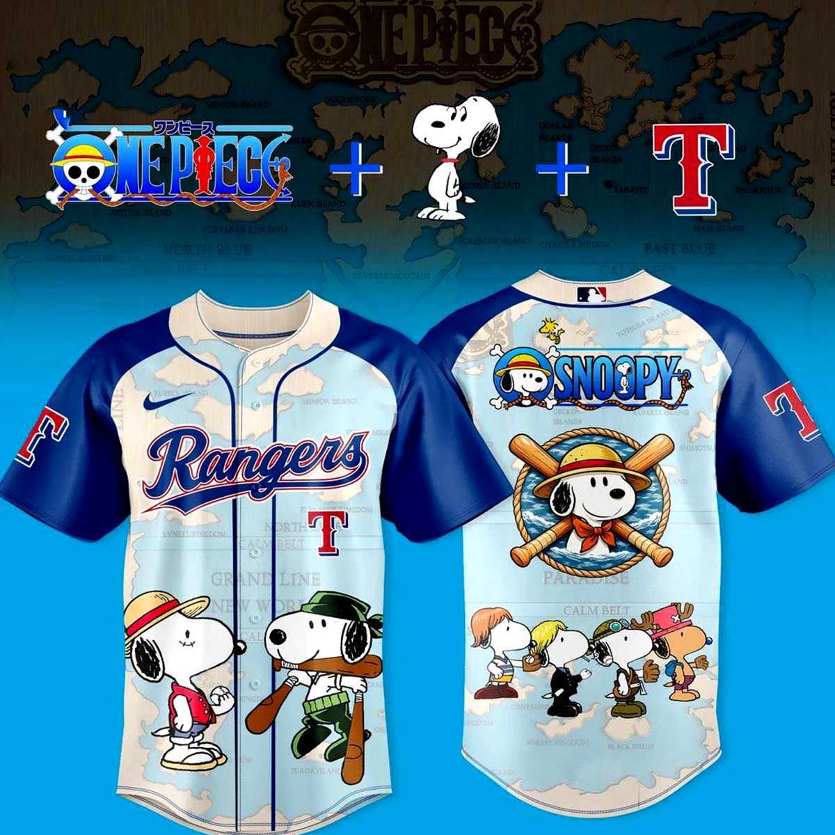 Texas Rangers Snoopy 2026 Edition Baseball Jersey