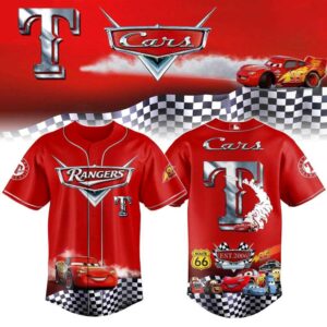 Texas Rangers Special Cars 20th Anniversary Jersey