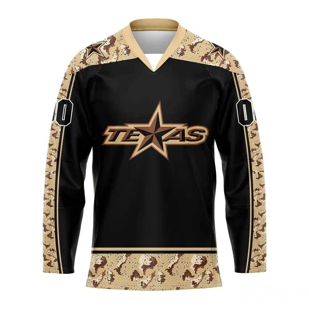 Texas Stars Military Appreciation 2026 Custom Hockey Jersey