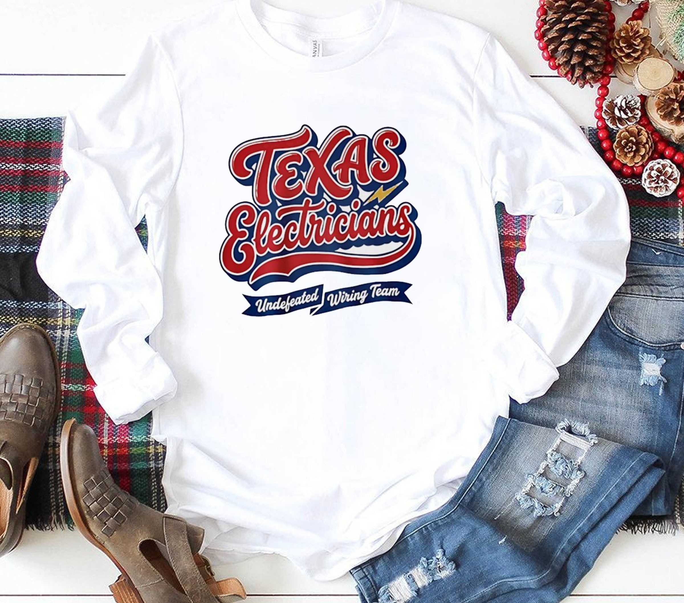 Texas Electricians Undefeated Wiring Team Tee