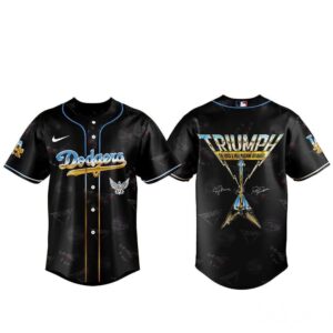 The Rock Roll Machine Reloaded Tour 2026 Los Angeles Dodgers Triumph Jersey
