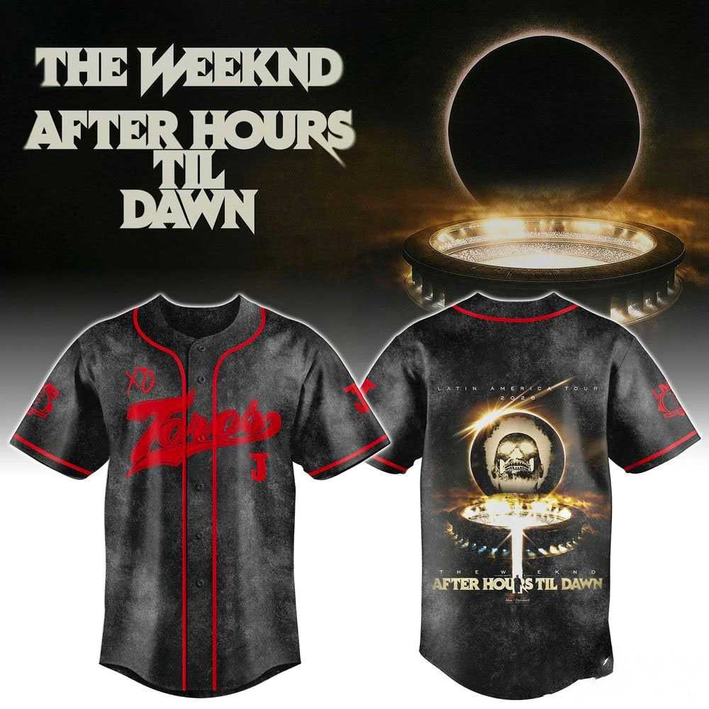 The Weeknd After Hours Til Dawn 2026 Zorros Tijuana Baseball Jersey The Weeknd After Hours Til Dawn 2026 Zorros Tijuana Baseball Jersey