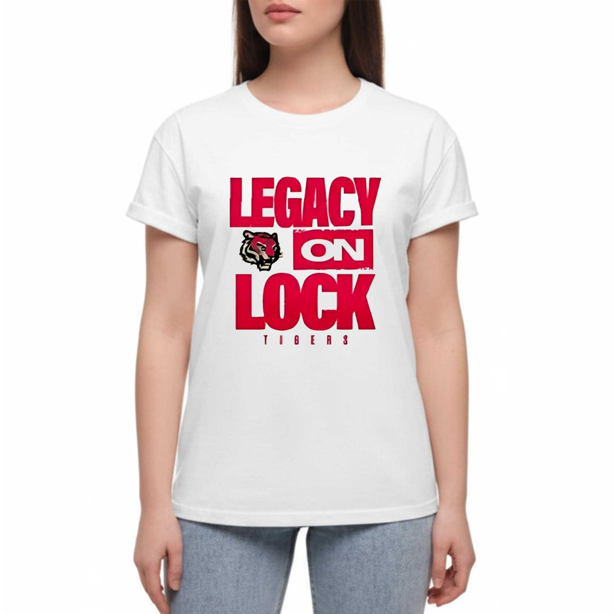 Tigers Legacy On Lock Buzzer Beater Tee