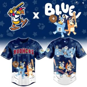 Toledo Mud Hens Bluey Night Limited Baseball Jersey