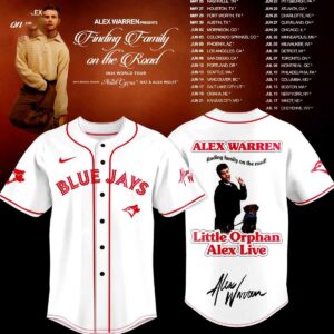 Toronto Blue Jays Alex Warren Finding Family on the Road Tour 2026 Baseball Jersey