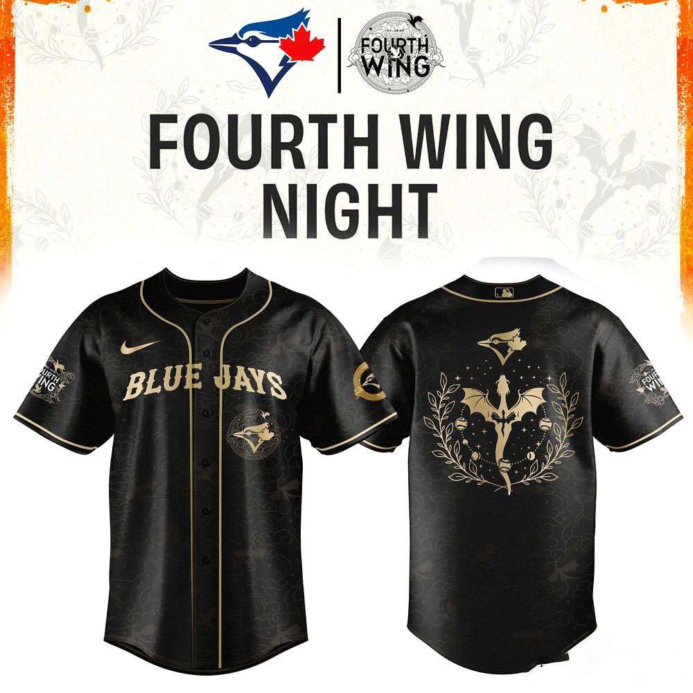 Toronto Blue Jays Fourth Wings Night 2026 Black Jersey