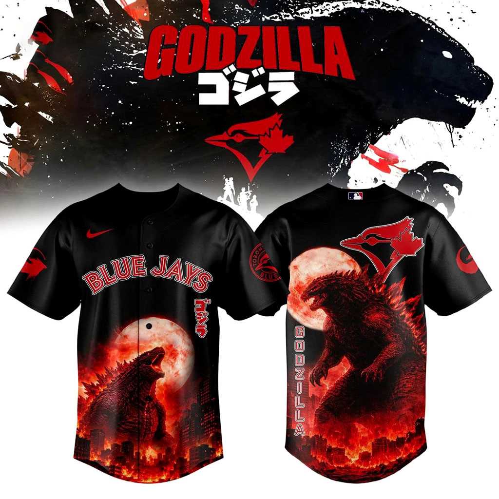 Toronto Blue Jays Godzilla King Of The Monsters 2026 Jersey