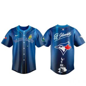Toronto Blue Jays Salvadoran Heritage Day 2026 Baseball Jersey