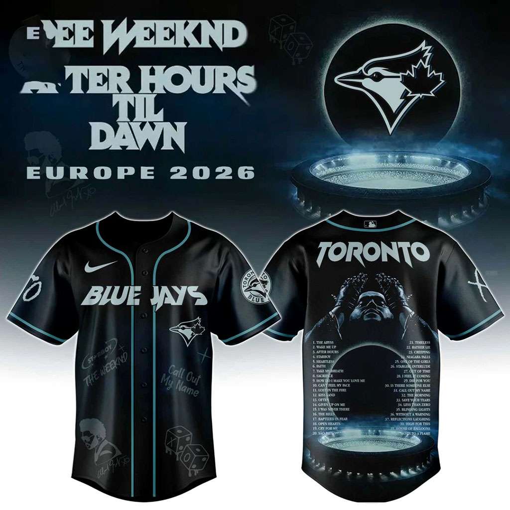 Toronto Blue Jays Weekend After Hours Till Dawn Baseball Jersey Toronto Blue Jays Weekend After Hours Till Dawn Baseball Jersey