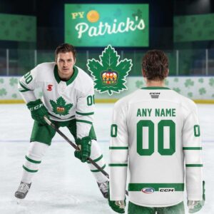 Toronto Marlies Happy St Patrick’s 2026 Day Custom Hockey Jersey