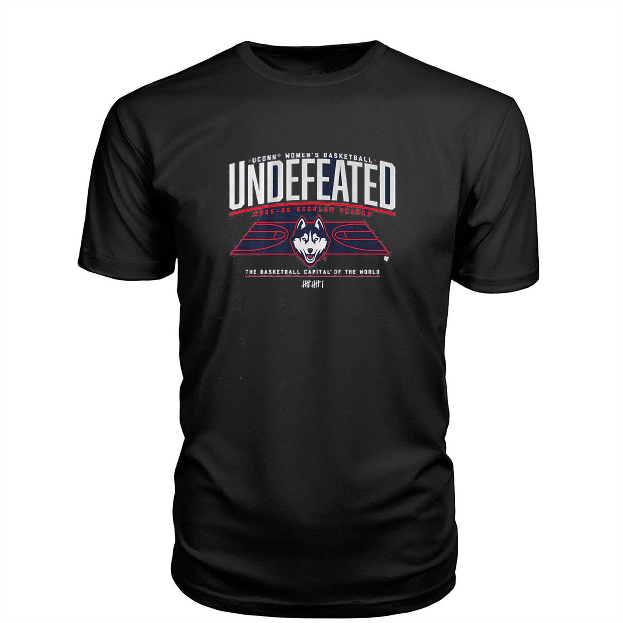 UConn Huskies WBB Undefeated Tee