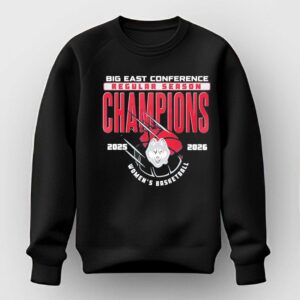 Uconn Huskies Womens Basketball 2026 Big East Champions Tee 2