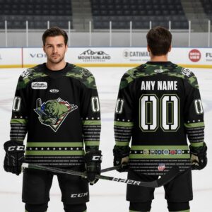 Utah Grizzlies Military Night 2026 Custom Hockey Jersey