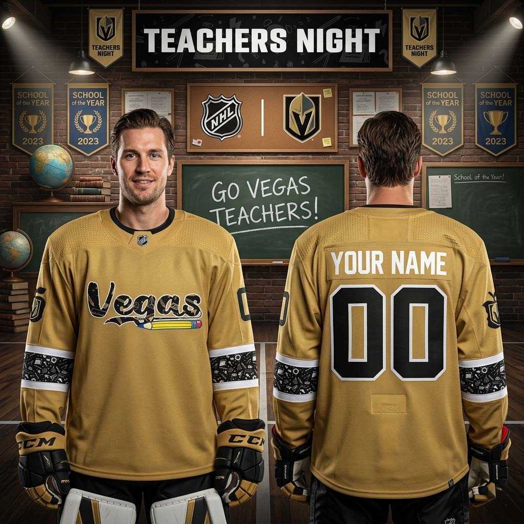 Vegas Golden Knights Teacher Appreciation 2026 Night Hockey Jersey