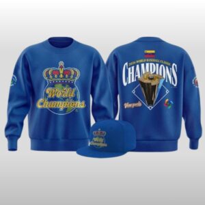 Venezuela Baseball 2026 World Baseball Classic Champions The Crown Hoodie Tee 2 1.jpeg