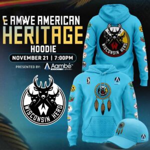 Wisconsin Herd Native American Heritage Night 2025-2026 Hoodie Tee