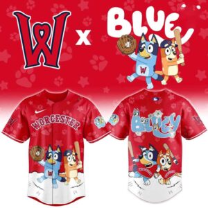 Worcester Red Sox Bluey Night Limited Baseball Jersey