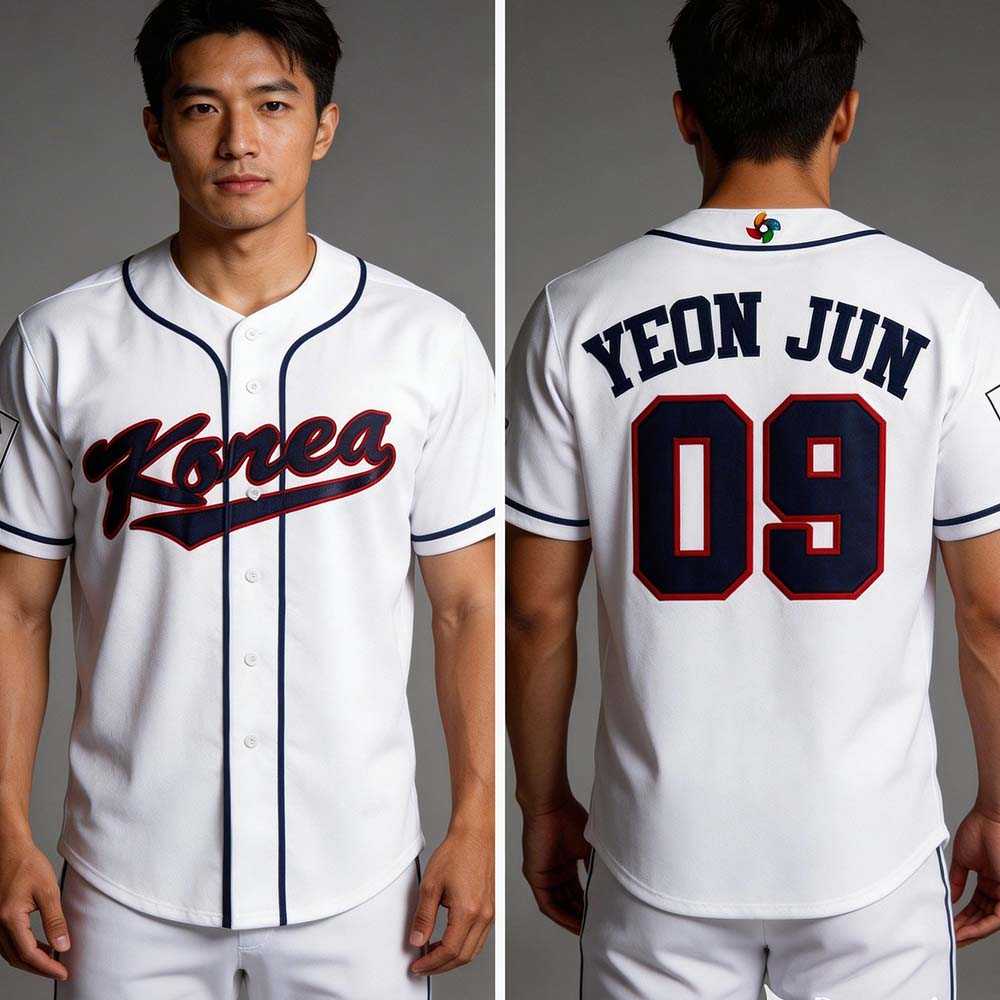 Yeon Jun Korea Baseball 2026 World Baseball Classic Jersey Yeon Jun Korea Baseball 2026 World Baseball Classic Jersey