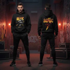 ACDC Tour 2026 Black Hoodie