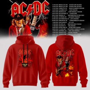 ACDC Tour 2026 Red Hoodie