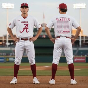 Alabama Crimson Tide Morgan Wallen Tour Schedule  2026 Football Jersey