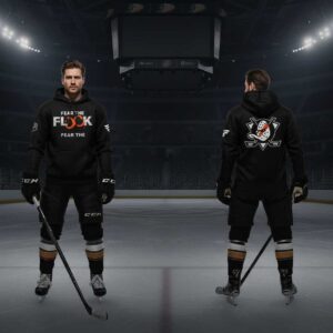 Anaheim Ducks Fear The Flock 2026 Stanley Cup Playoffs Hoodie