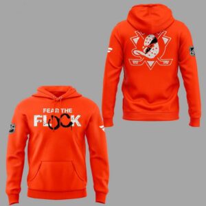 Anaheim Ducks Fear The Flock 2026 Stanley Cup Playoffs Hoodie