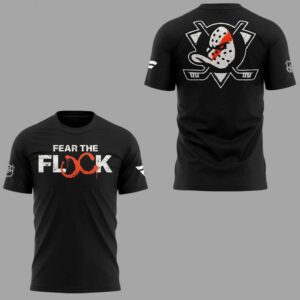 Anaheim Ducks Fear The Flock 2026 Stanley Cup Playoffs Shirt