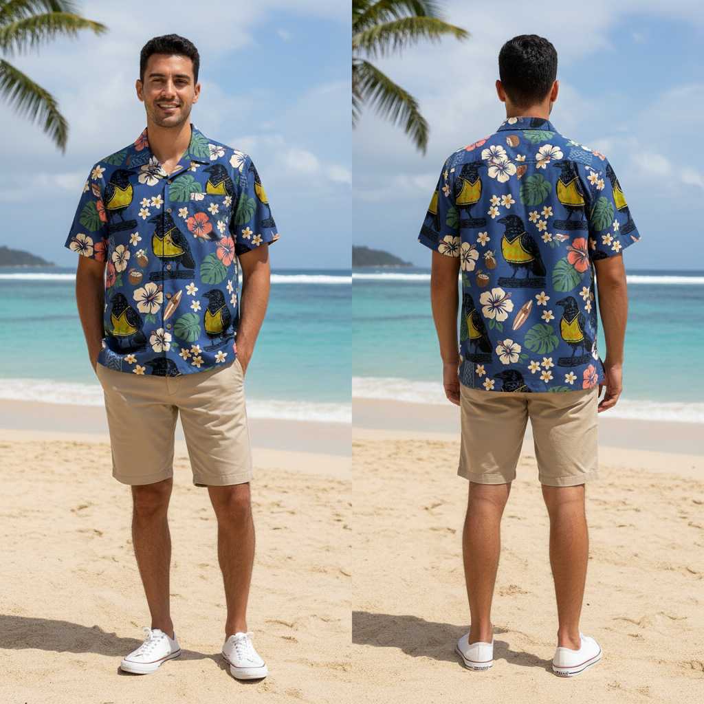 Argyle Attitude Hawaiin Shirt Argyle Attitude Hawaiin Shirt