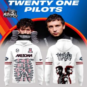 Arizona Wildcats Twenty One Pilots 2026 NCAA March Madness Music Festival Hoodie