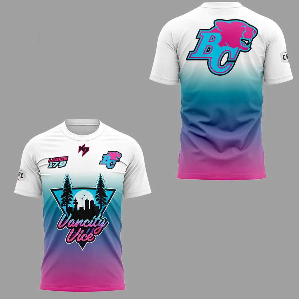 BC Lions Vancity Vice Special Hoodie BC Lions Vancity Vice Special Hoodie