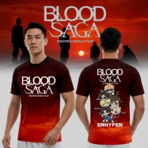 BLOOD SAGA Enhypen World Tour 2026 Special T-shirt