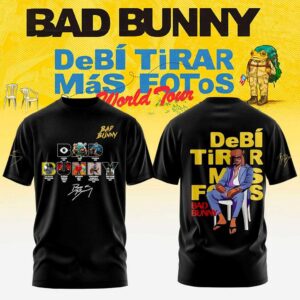 Bad Bunny DeBI TiRAR MaS FOToS World Tour Hoodie Shirt