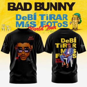 Bad Bunny DeBI TiRAR MaS FOToS World Tour Tee Hoodie