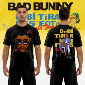 Bad Bunny DeBI TiRAR MaS FOToS World Tour Tee Hoodie