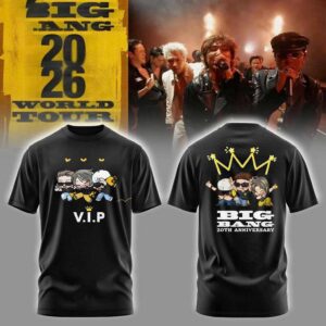 BigBang 20th Anniversary World Tour 2026 Chibi Cute Shirt