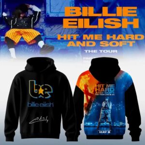Billie Eilish Hit Me Hard and Soft The Tour Tee Hoodie