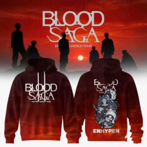 Blood Sage 2026 Enhypen World Tour Hoodie