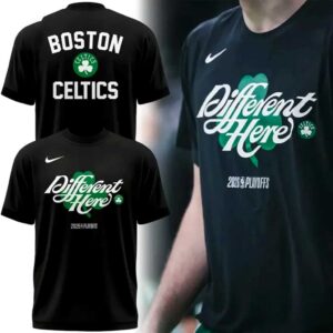 Boston Celtics Different Here 2026 Hoodie